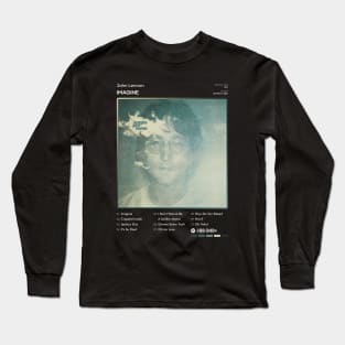 John Lennon - Imagine Tracklist Album Long Sleeve T-Shirt